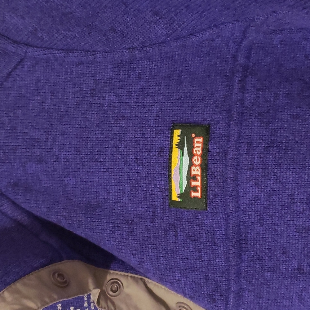 L.L.Bean Sweater Fleece Pullover - Picture 6 of 6